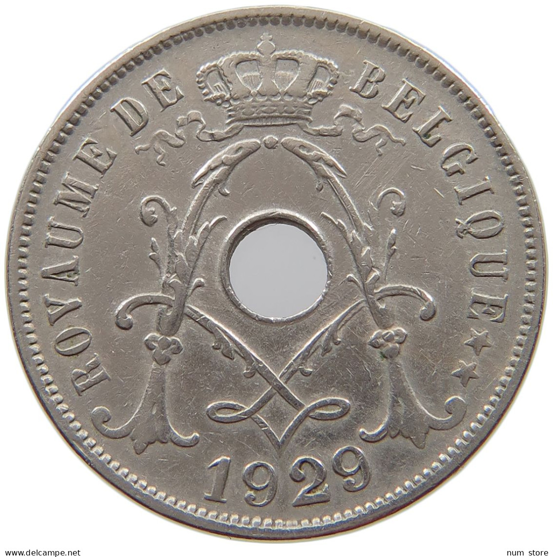 BELGIUM 25 CENTIMES 1929 #a043 0235 - 25 Cent