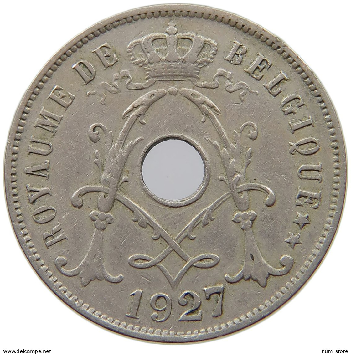 BELGIUM 25 CENTIMES 1927 #s072 0461 - 25 Cent