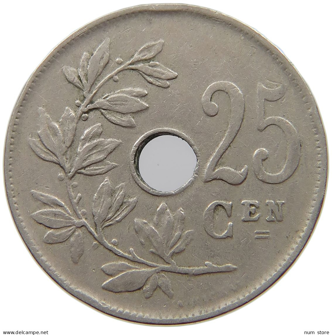 BELGIUM 25 CENTIMES 1922 #s072 0463 - 25 Cent