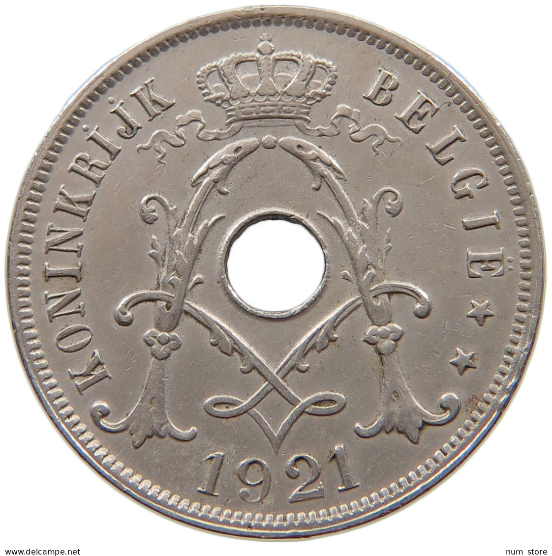 BELGIUM 25 CENTIMES 1921 #a017 0007 - 25 Cent