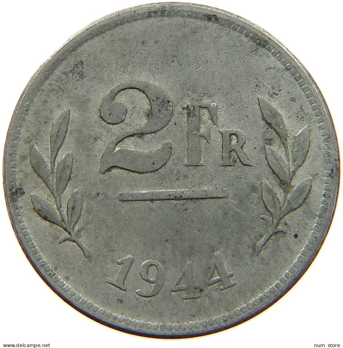 BELGIUM 2 FRANCS 1944 #c007 0279 - 2 Francs (1944 Libération)