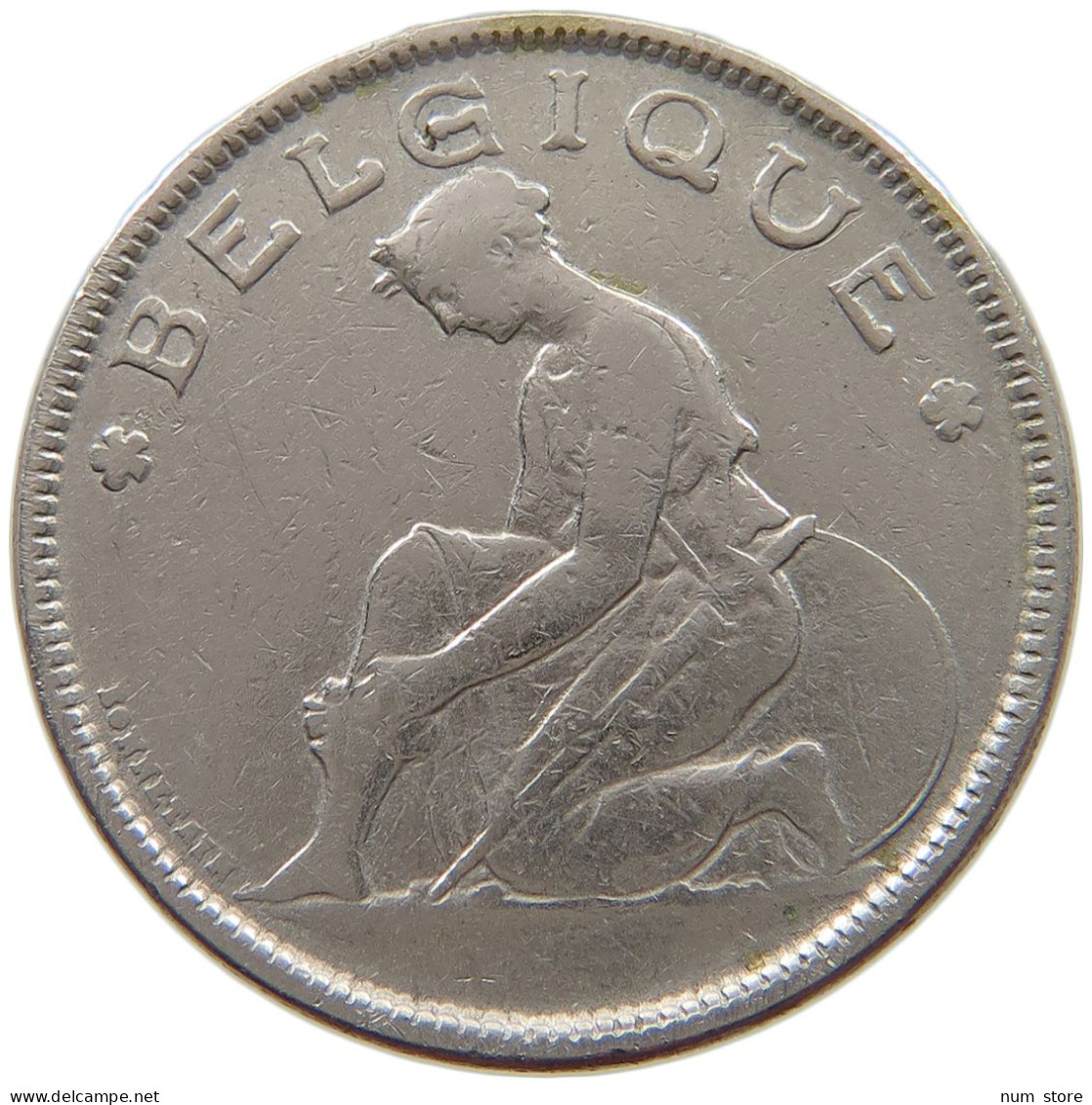 BELGIUM 2 FRANCS 1923 #s039 0355 - 2 Francs