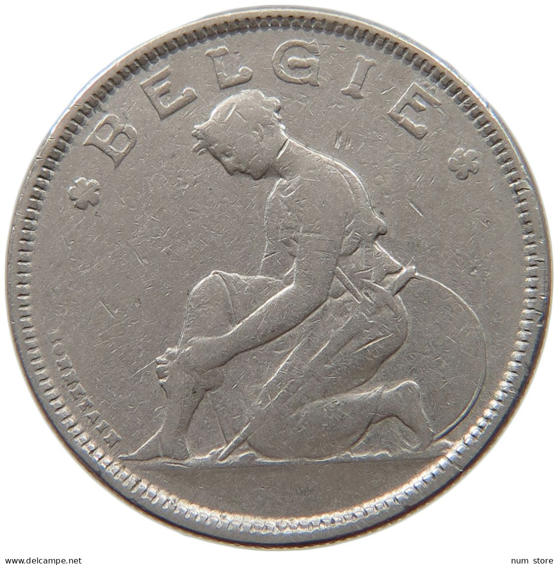 BELGIUM 2 FRANCS 1923 #c051 0095 - 2 Francs