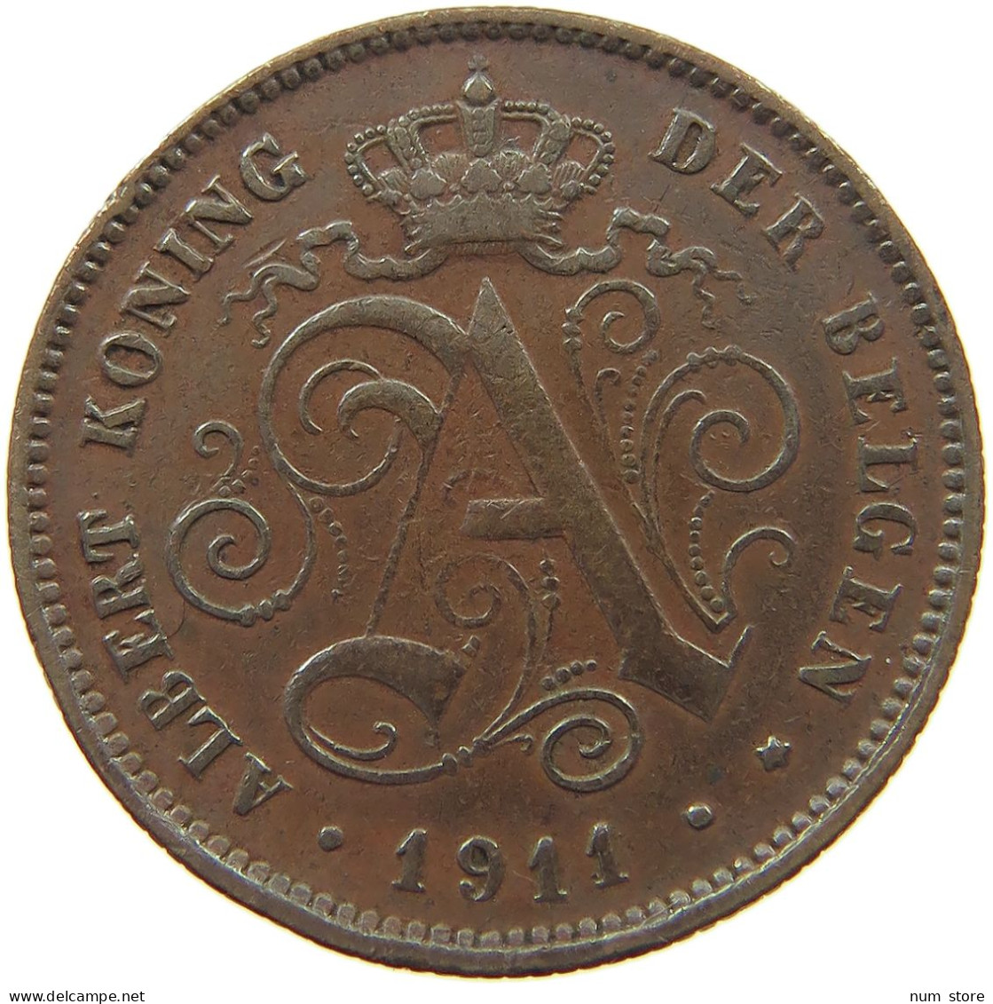 BELGIUM 2 CENTIMES 1911 #c080 0641 - 2 Cent