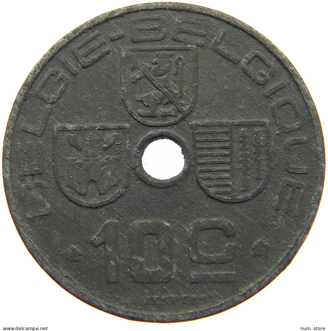 BELGIUM 10 CENTS 1944 #c067 0105 - 10 Cents