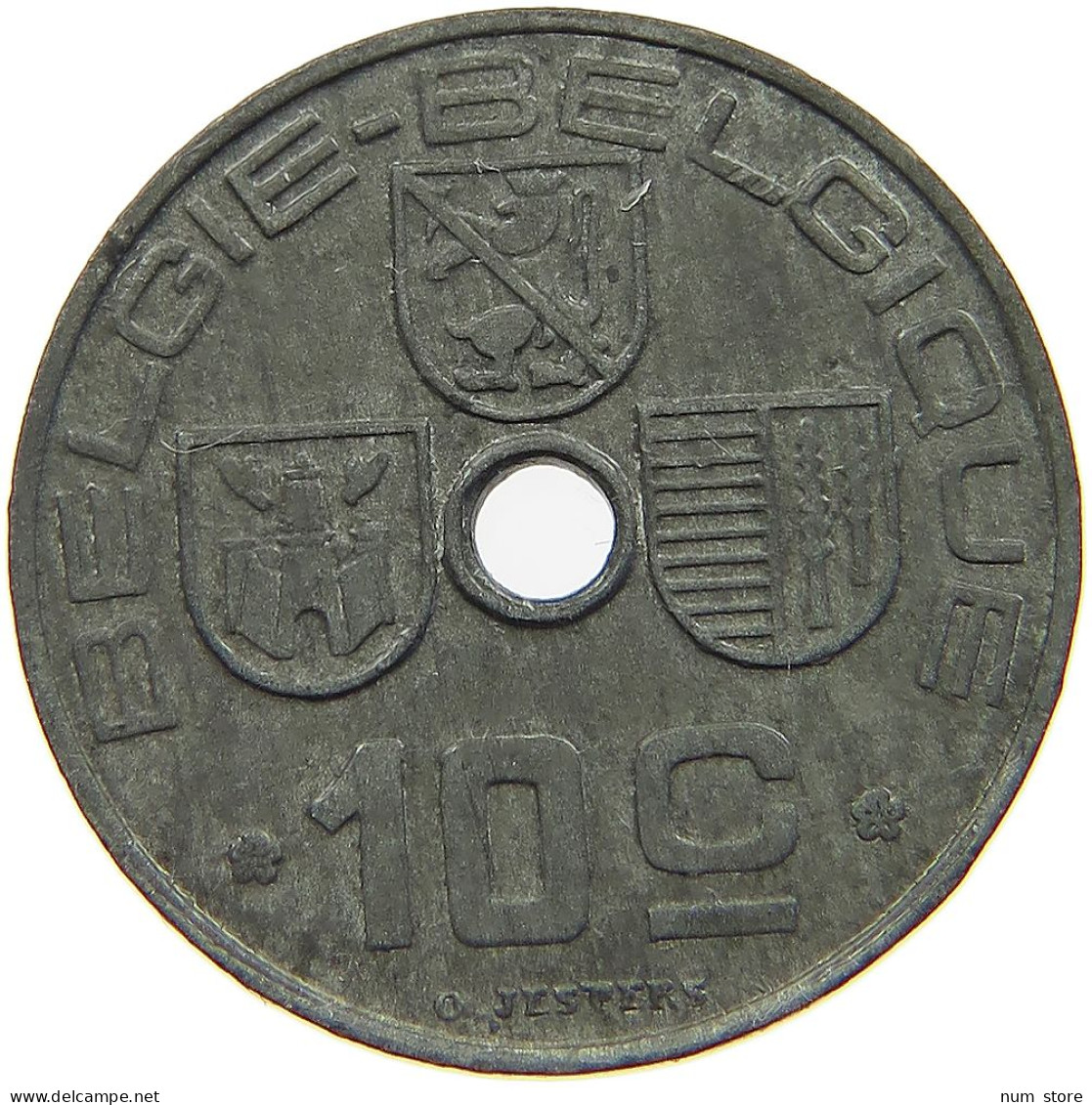 BELGIUM 10 CENTIMES 1944 #a006 0265 - 10 Cent