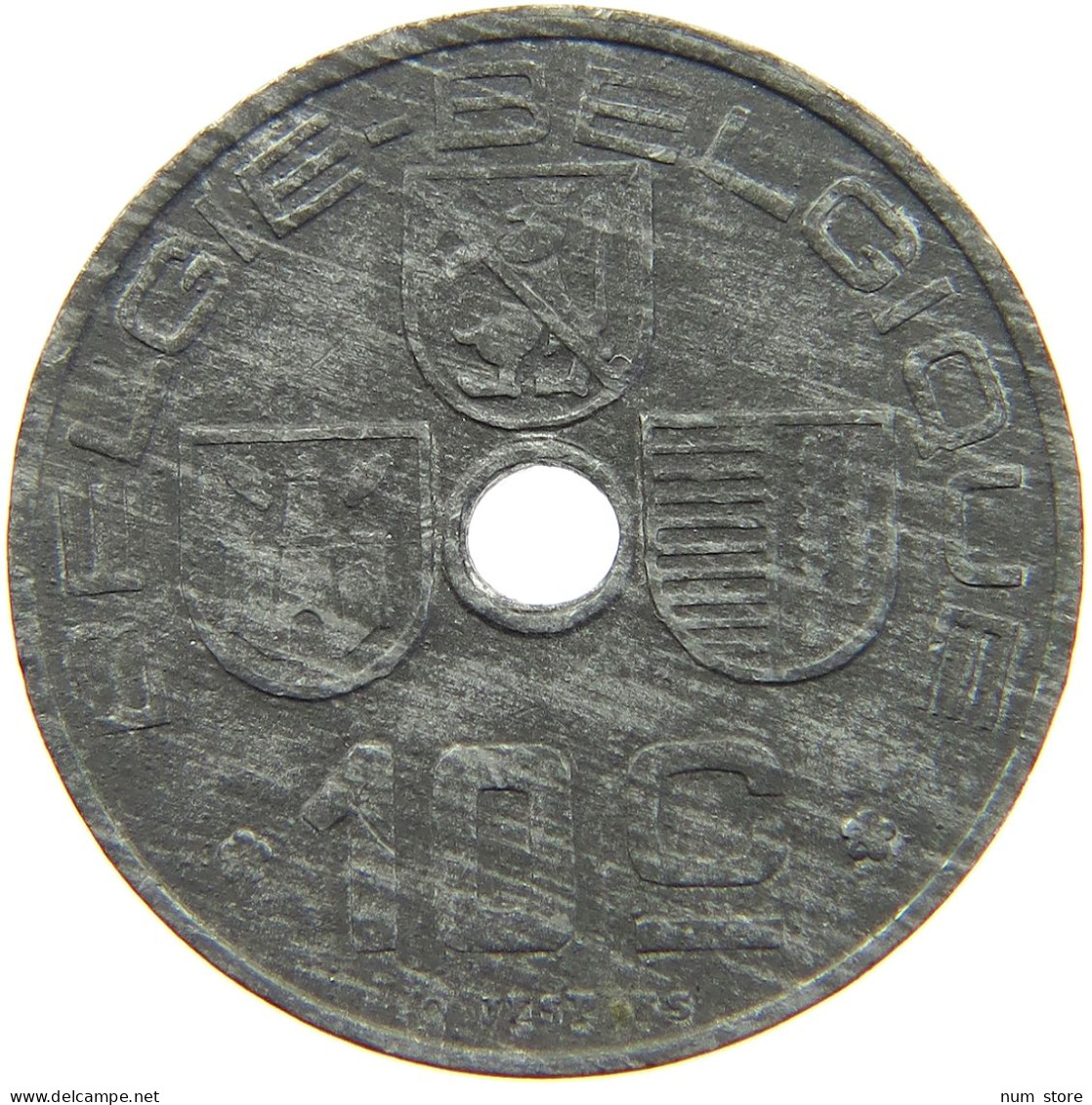 BELGIUM 10 CENTIMES 1944 #c029 0241 - 10 Centesimi