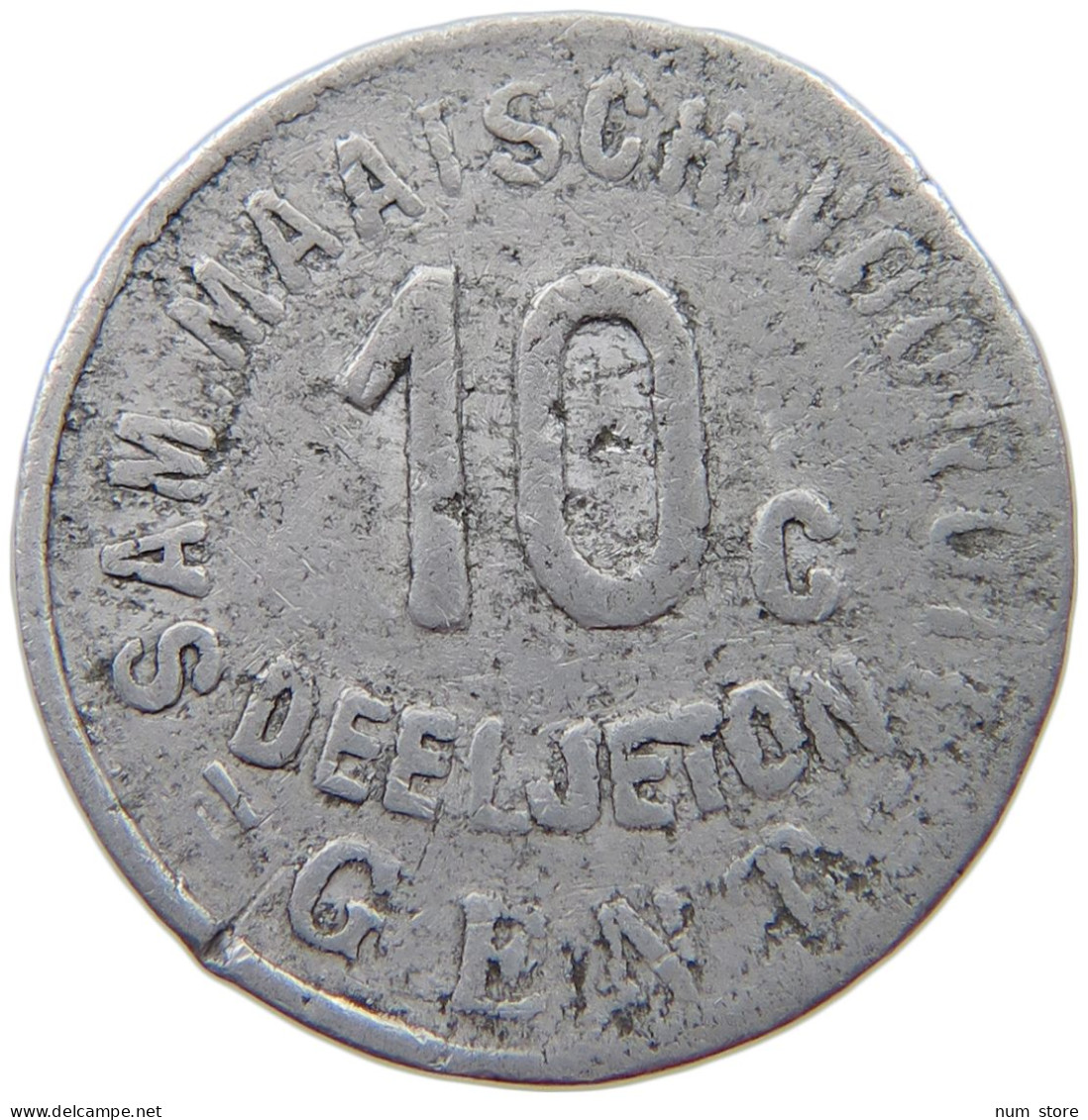 BELGIUM 10 CENTS 1800 GENT #a021 0737 - 100 Francs (or)