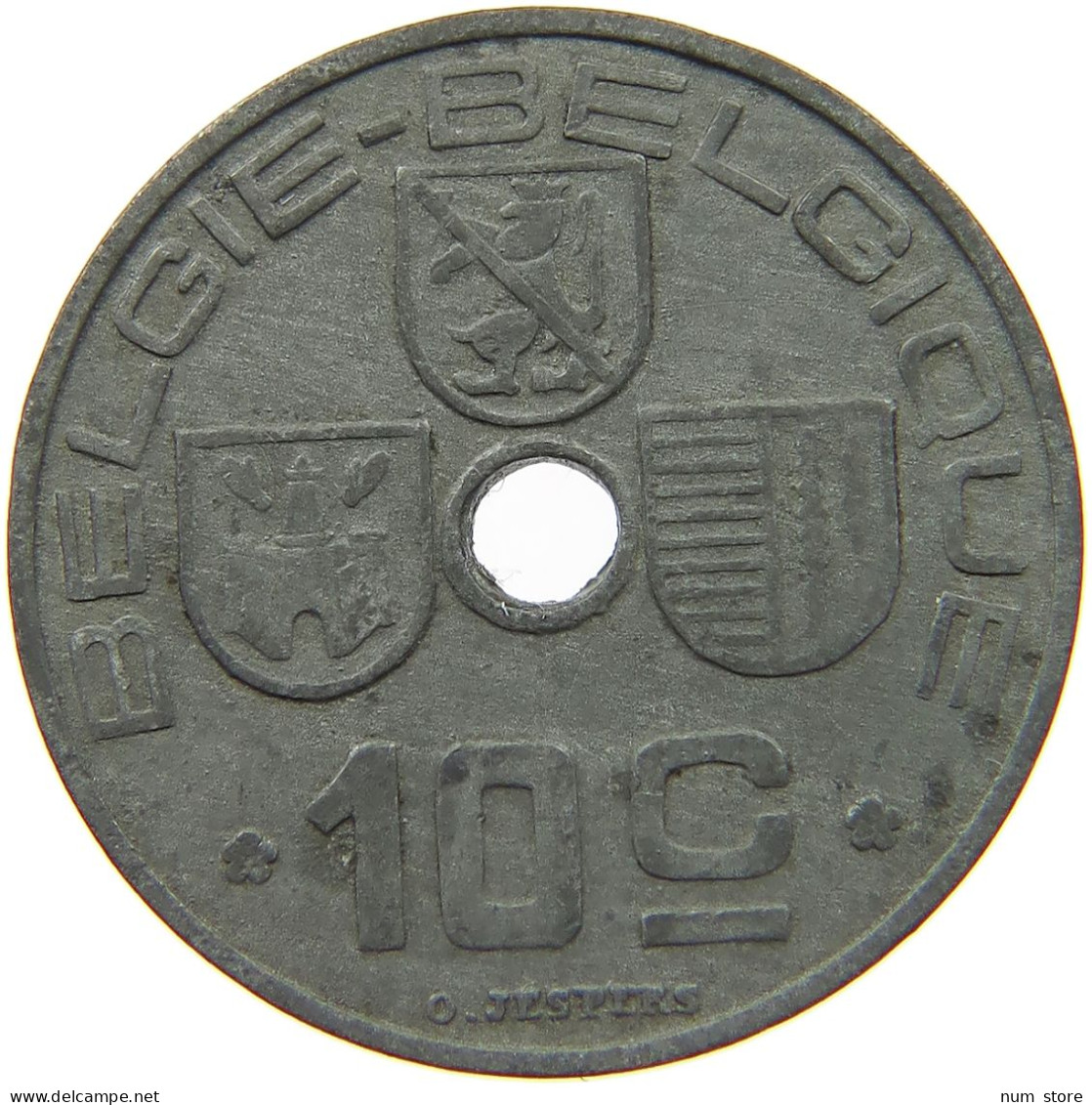 BELGIUM 10 CENTIMES 1942 #c072 0155 - 10 Centesimi