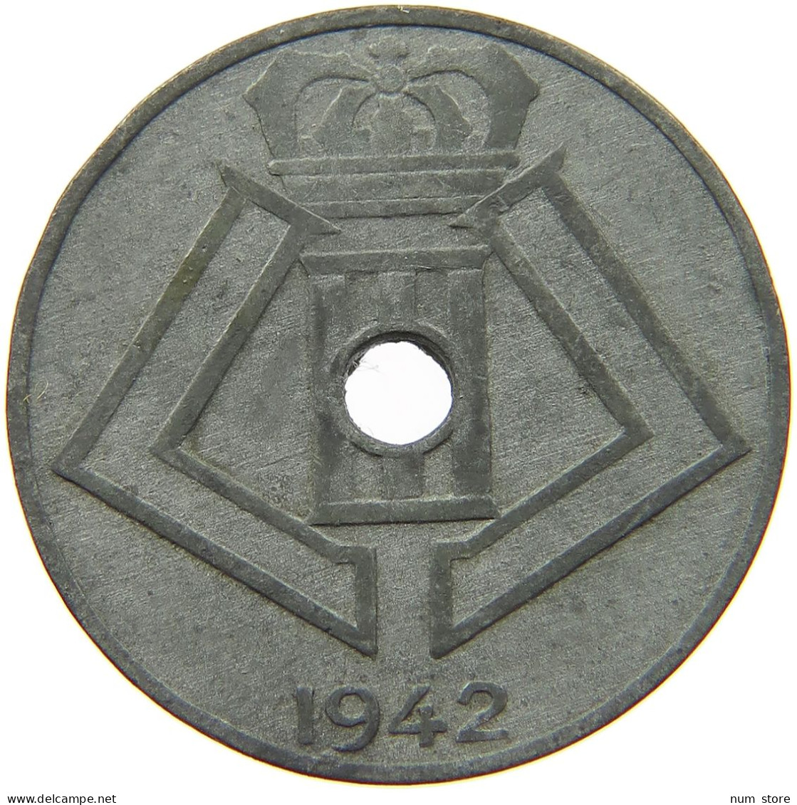 BELGIUM 10 CENTIMES 1942 #c072 0155 - 10 Centimes