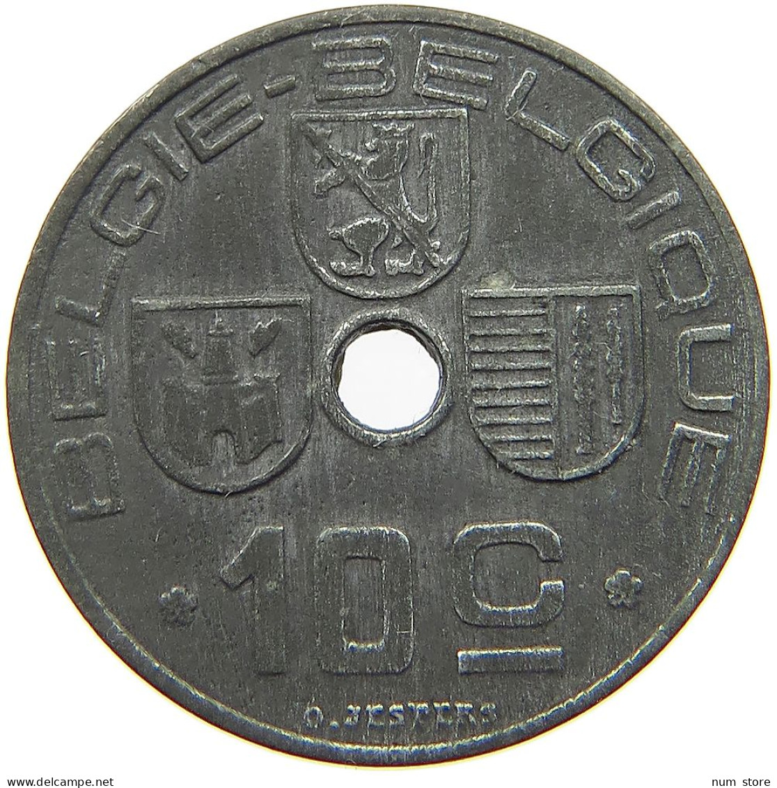 BELGIUM 10 CENTIMES 1942 #a006 0267 - 10 Centimes