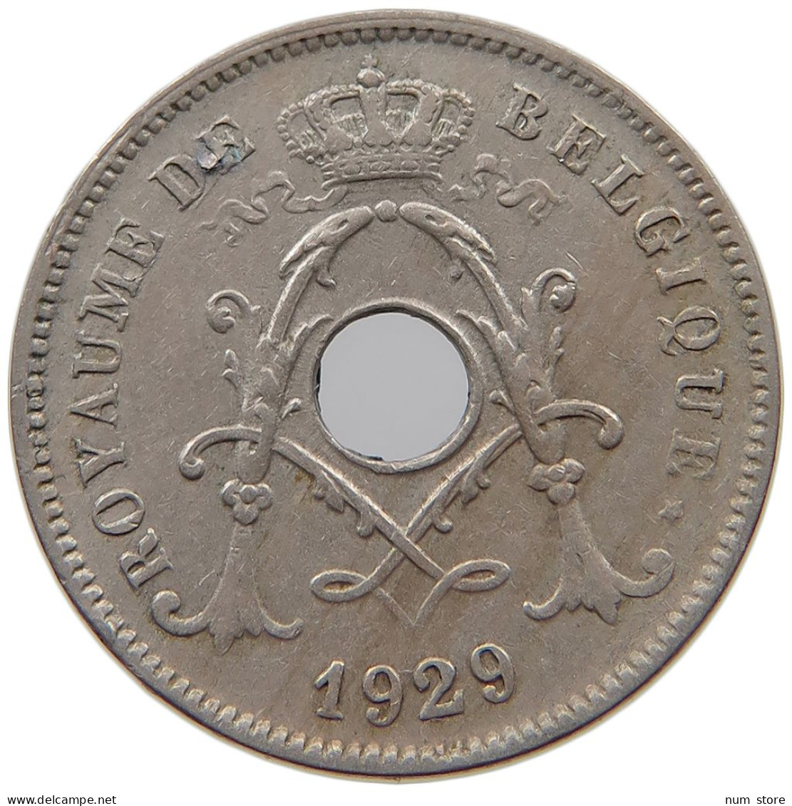 BELGIUM 10 CENTIMES 1929 #s067 0637 - 10 Cent