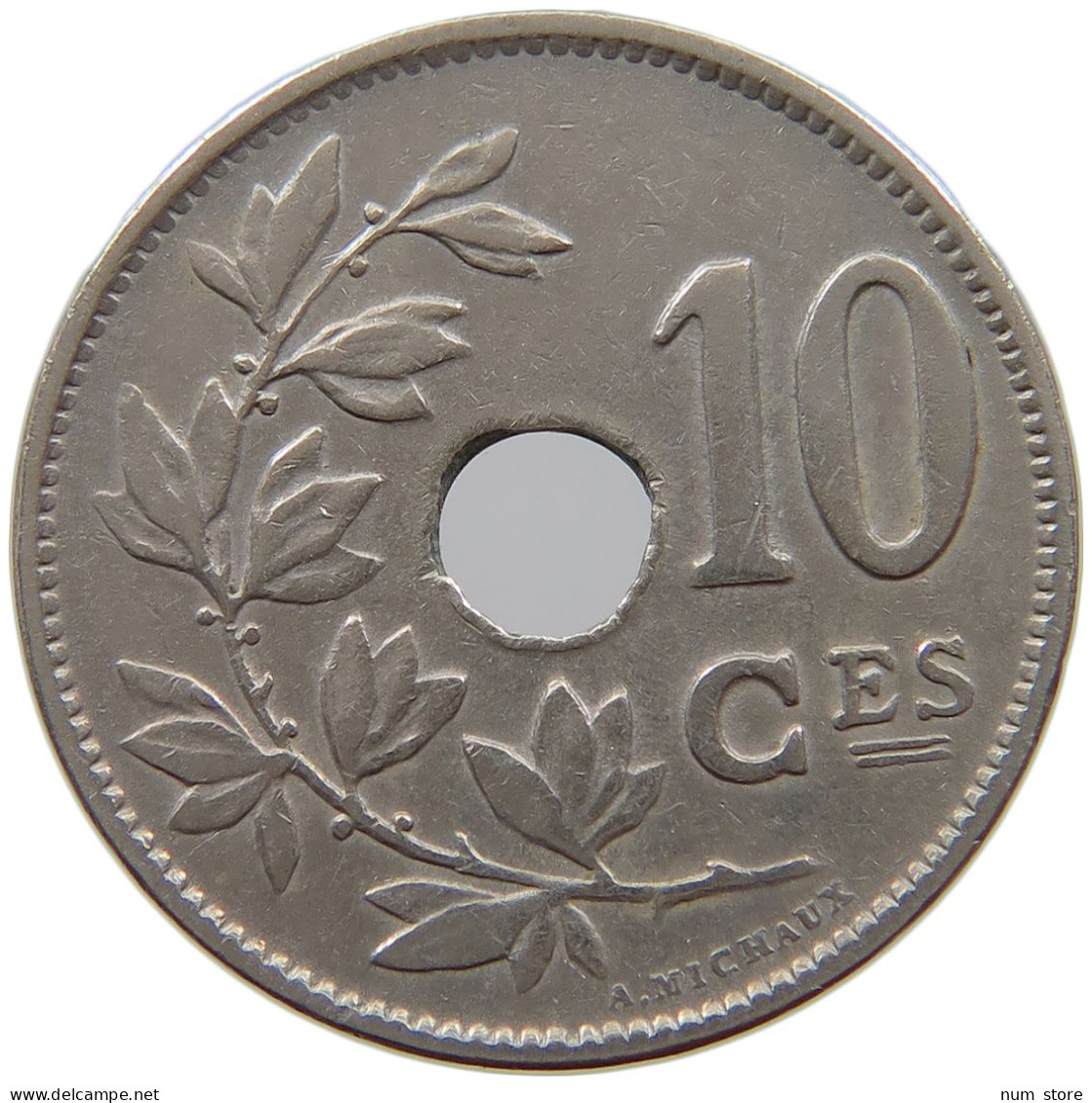 BELGIUM 10 CENTIMES 1928 #a089 0835 - 10 Cents