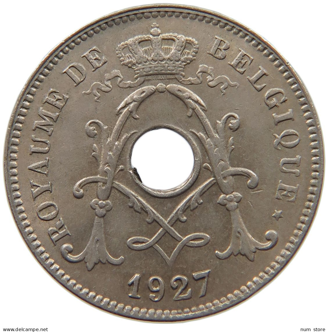 BELGIUM 10 CENTIMES 1927 TOP #c011 0501 - 10 Cents