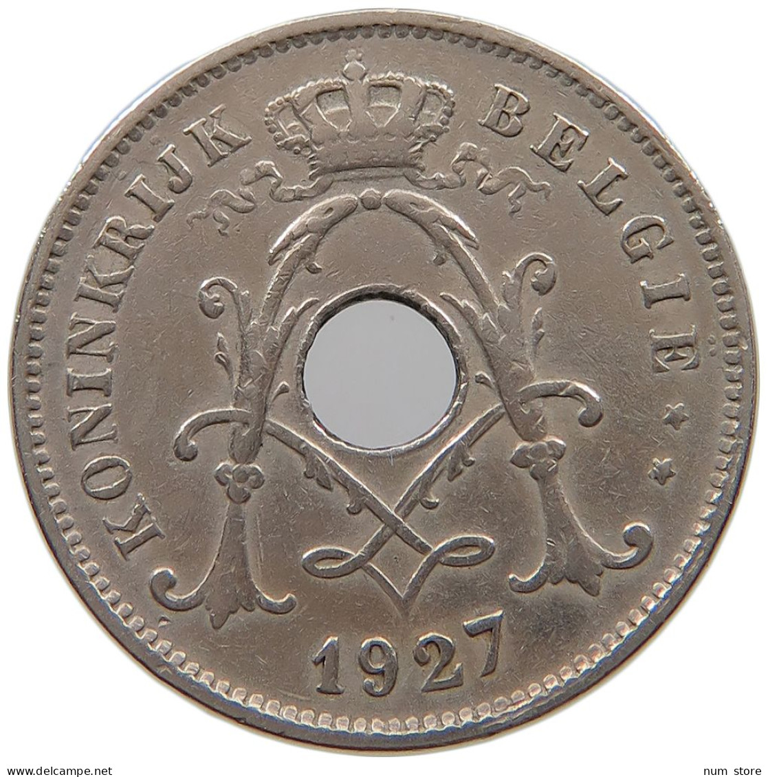 BELGIUM 10 CENTIMES 1927 #a046 0613 - 10 Cent