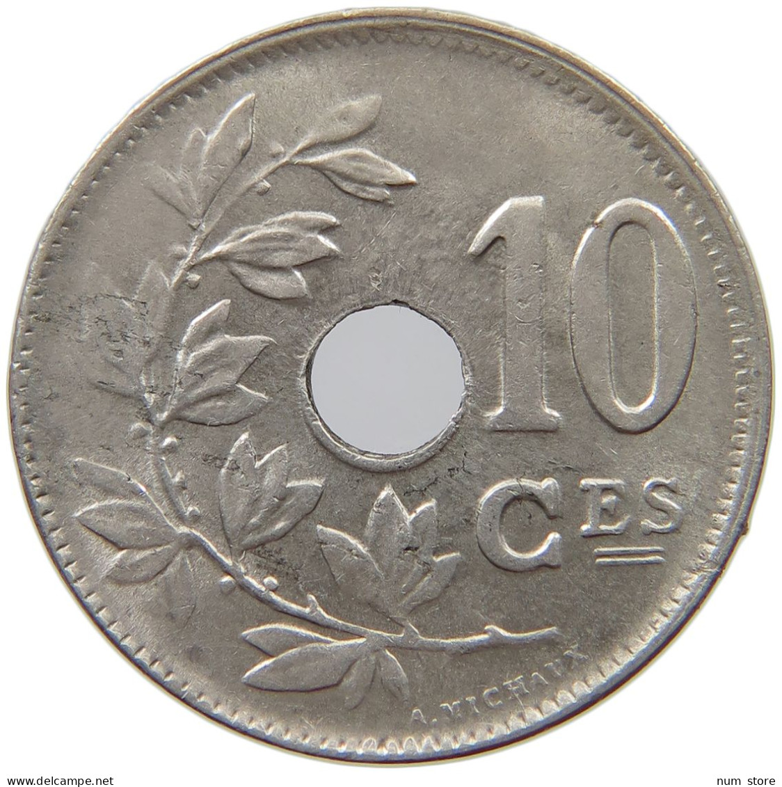 BELGIUM 10 CENTIMES 1923 #s040 0245 - 10 Cent