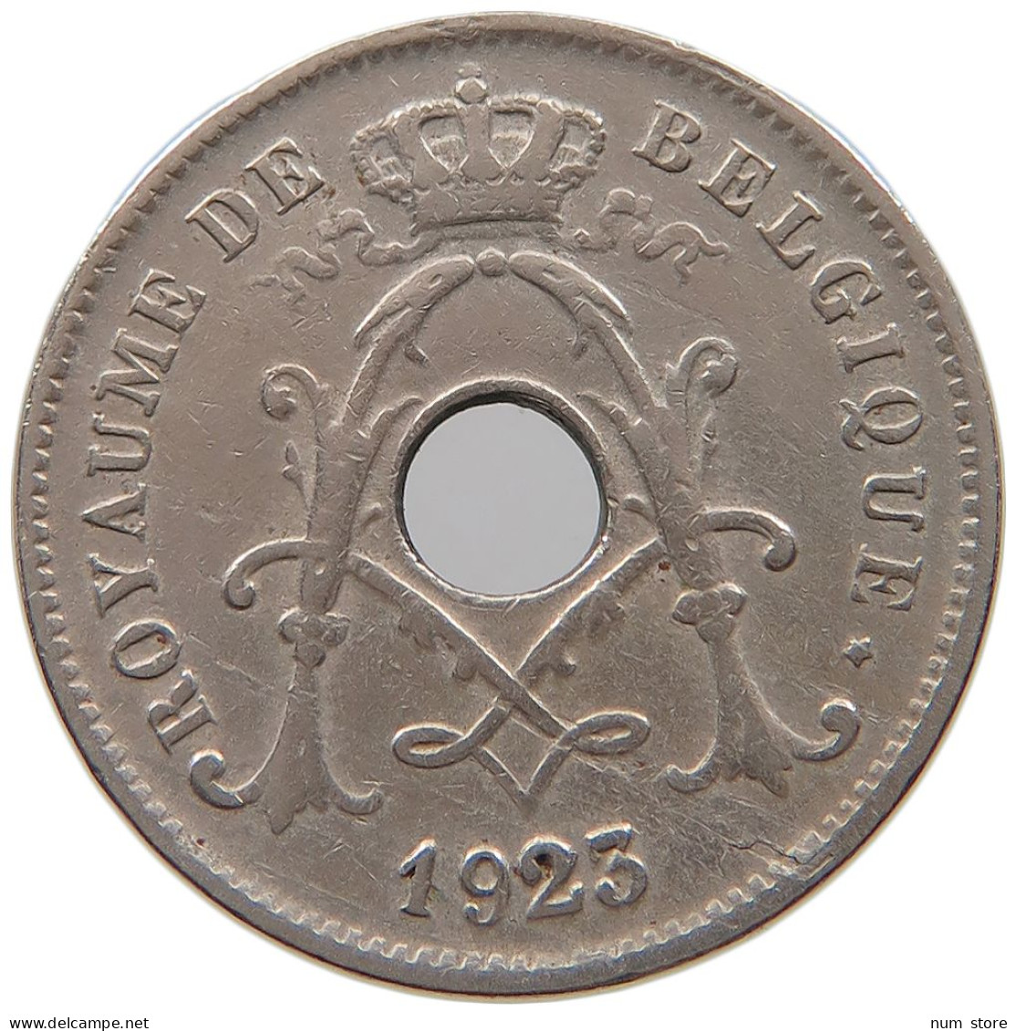 BELGIUM 10 CENTIMES 1923 #a046 0617 - 10 Centimes