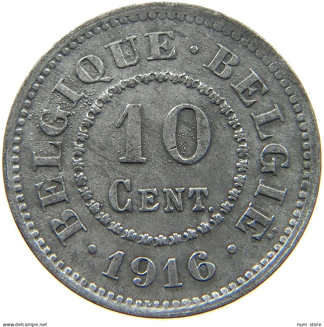 BELGIUM 10 CENTIMES 1916 #c084 0907 - 10 Centimes