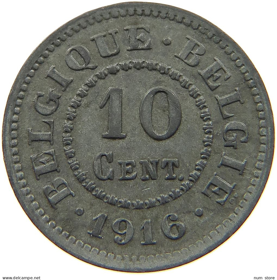 BELGIUM 10 CENTIMES 1916 #c084 0905 - 10 Cent