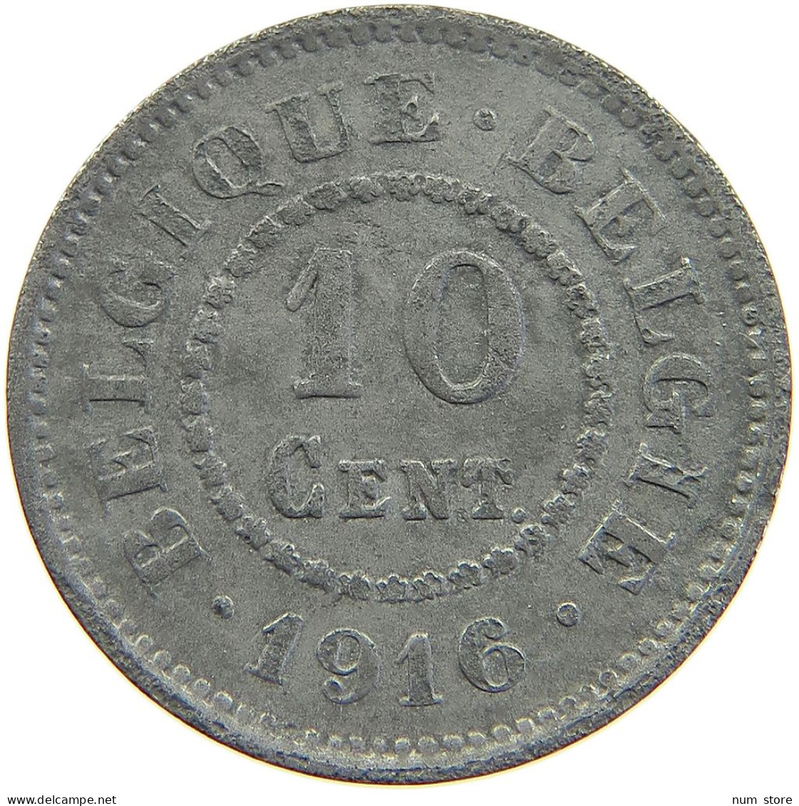 BELGIUM 10 CENTIMES 1916 #a074 0409 - 10 Cent