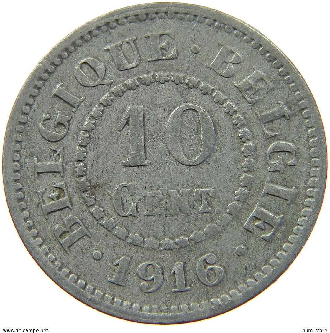 BELGIUM 10 CENTIMES 1916 #a006 0297 - 10 Cent