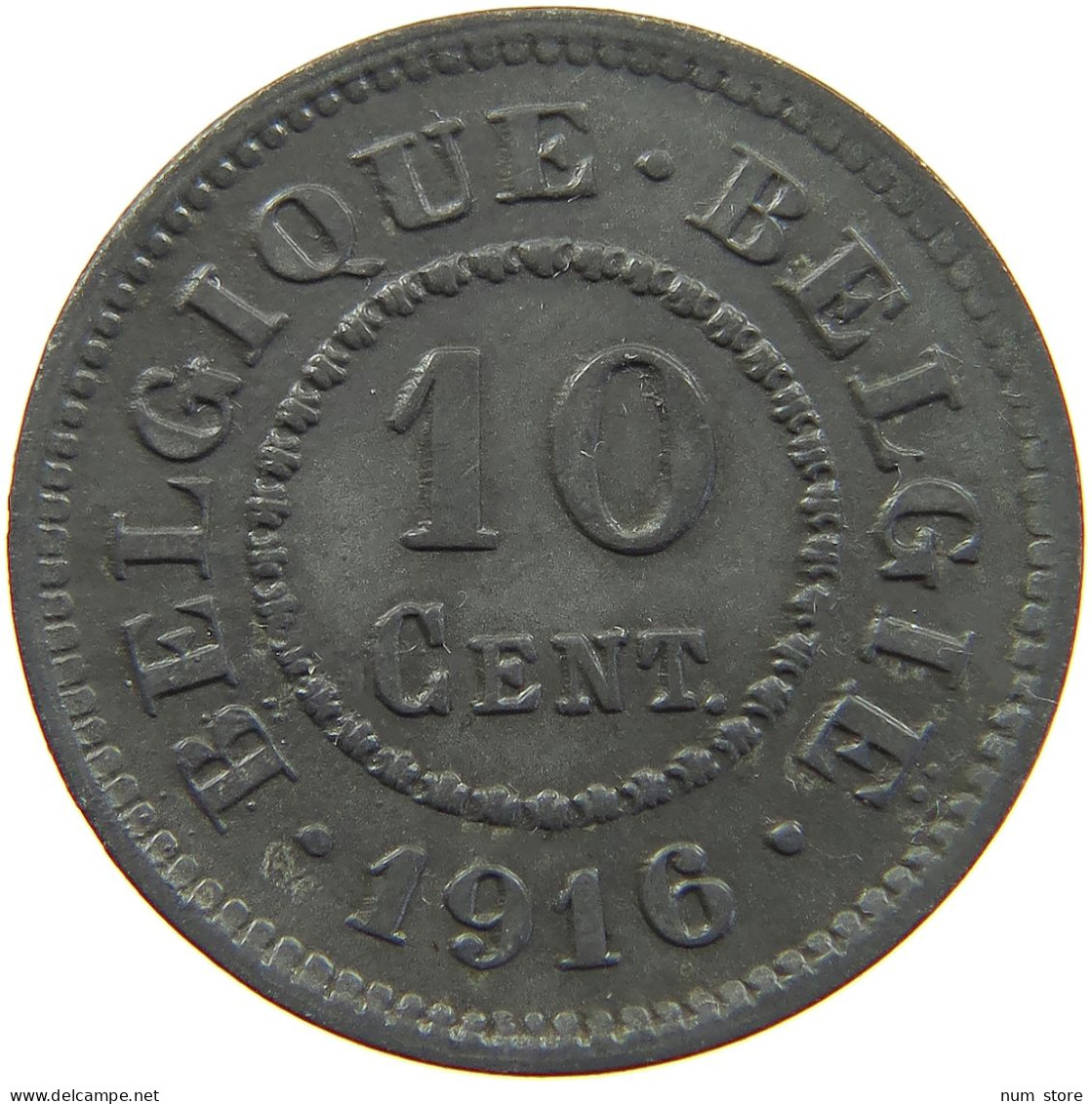 BELGIUM 10 CENTIMES 1916 #a005 0863 - 10 Cent