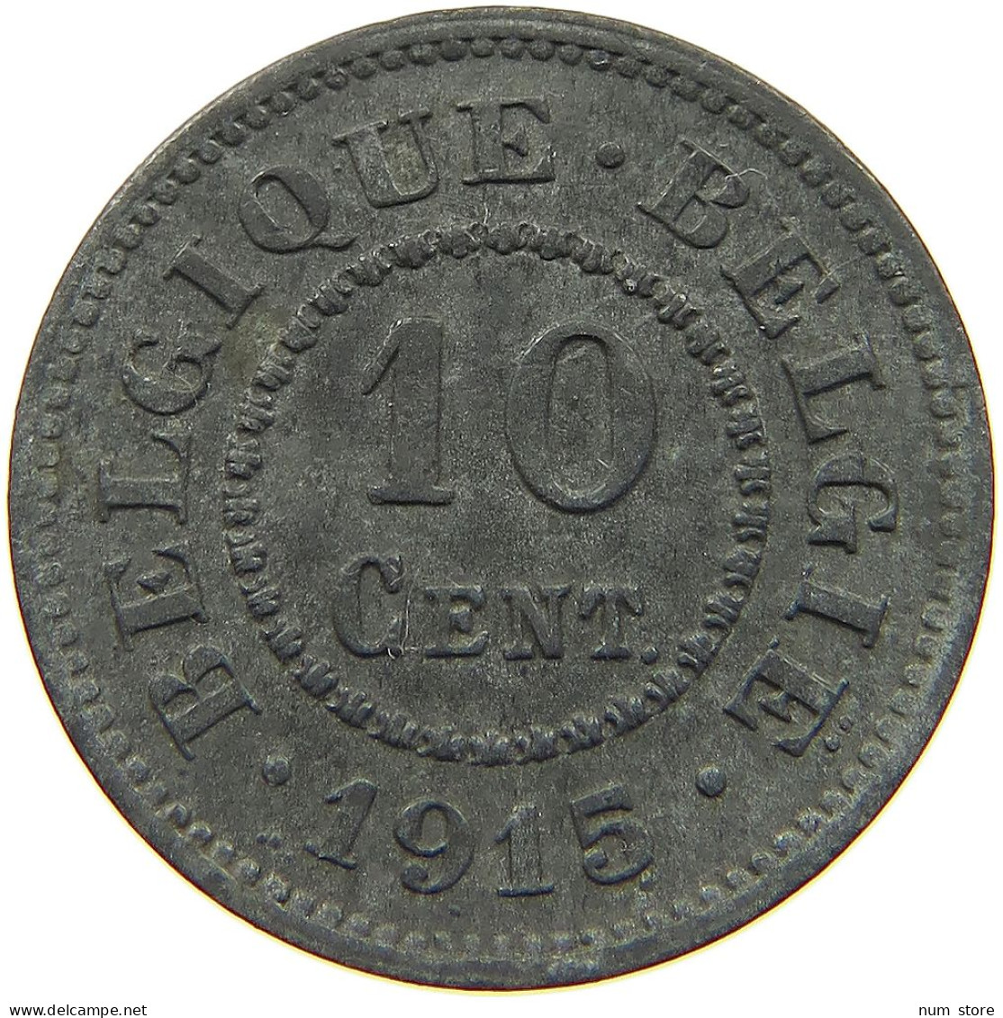 BELGIUM 10 CENTIMES 1915 #c084 0903 - 10 Cents