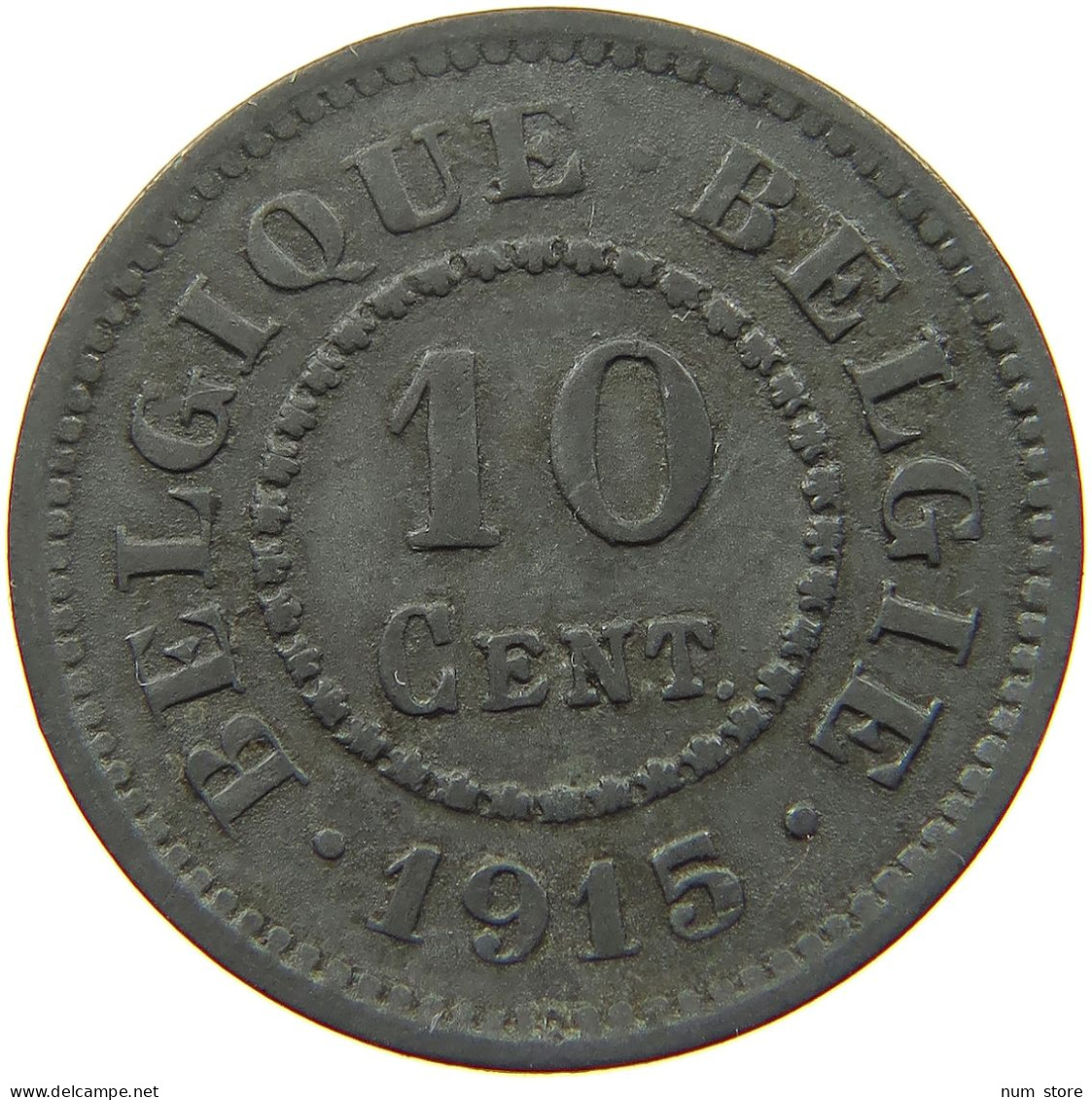 BELGIUM 10 CENTIMES 1915 #a006 0277 - 10 Cents