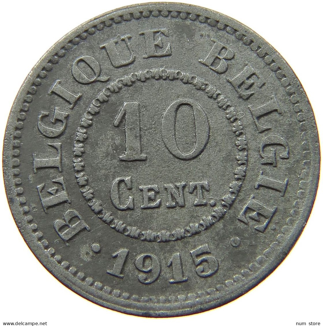 BELGIUM 10 CENTIMES 1915 #a006 0275 - 10 Centimes