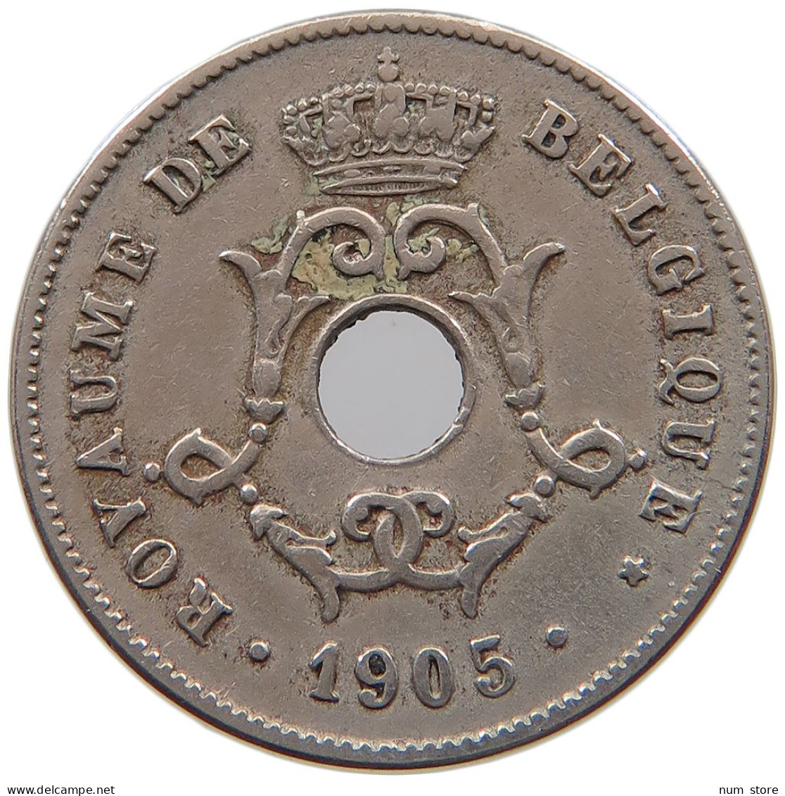 BELGIUM 10 CENTIMES 1905 #a046 0601 - 10 Cents