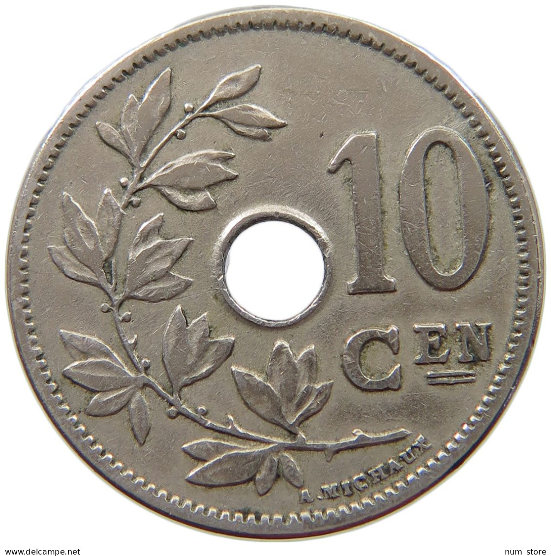 BELGIUM 10 CENTIMES 1905 #a017 0333 - 10 Cents