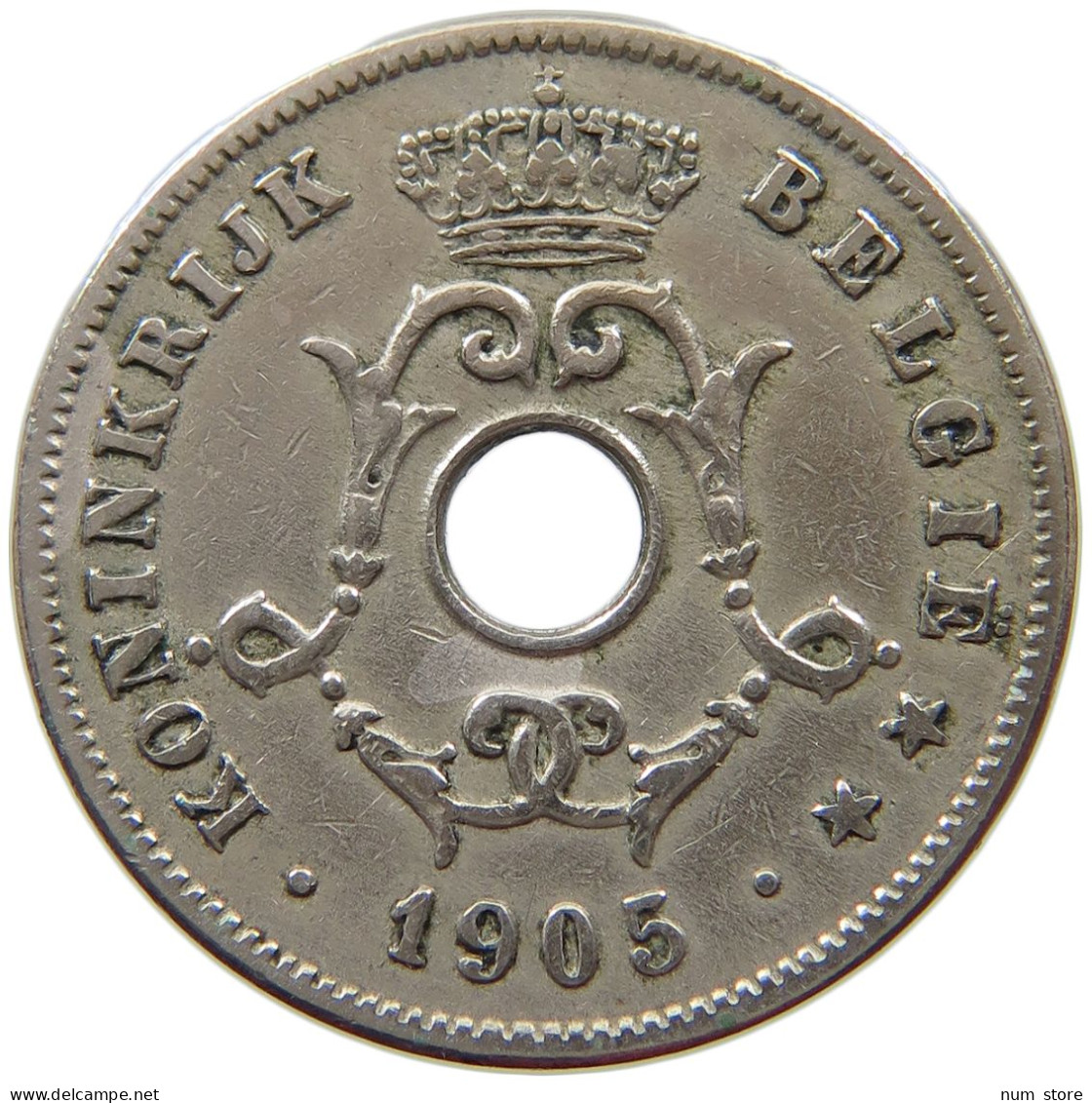 BELGIUM 10 CENTIMES 1905 #a017 0333 - 10 Cents