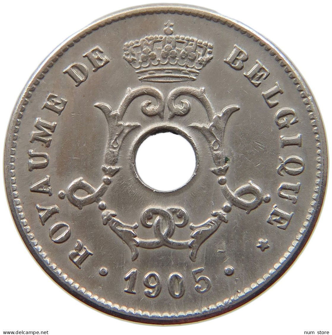 BELGIUM 10 CENTIMES 1905 #a017 0257 - 10 Centimes