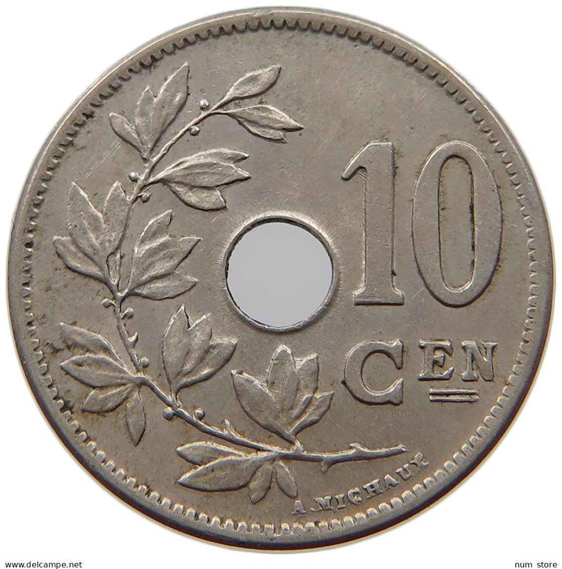 BELGIUM 10 CENTIMES 1904 #s067 0635 - 10 Centimes