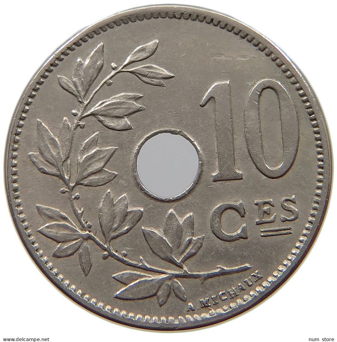 BELGIUM 10 CENTIMES 1904 #a069 0691 - 10 Centimes