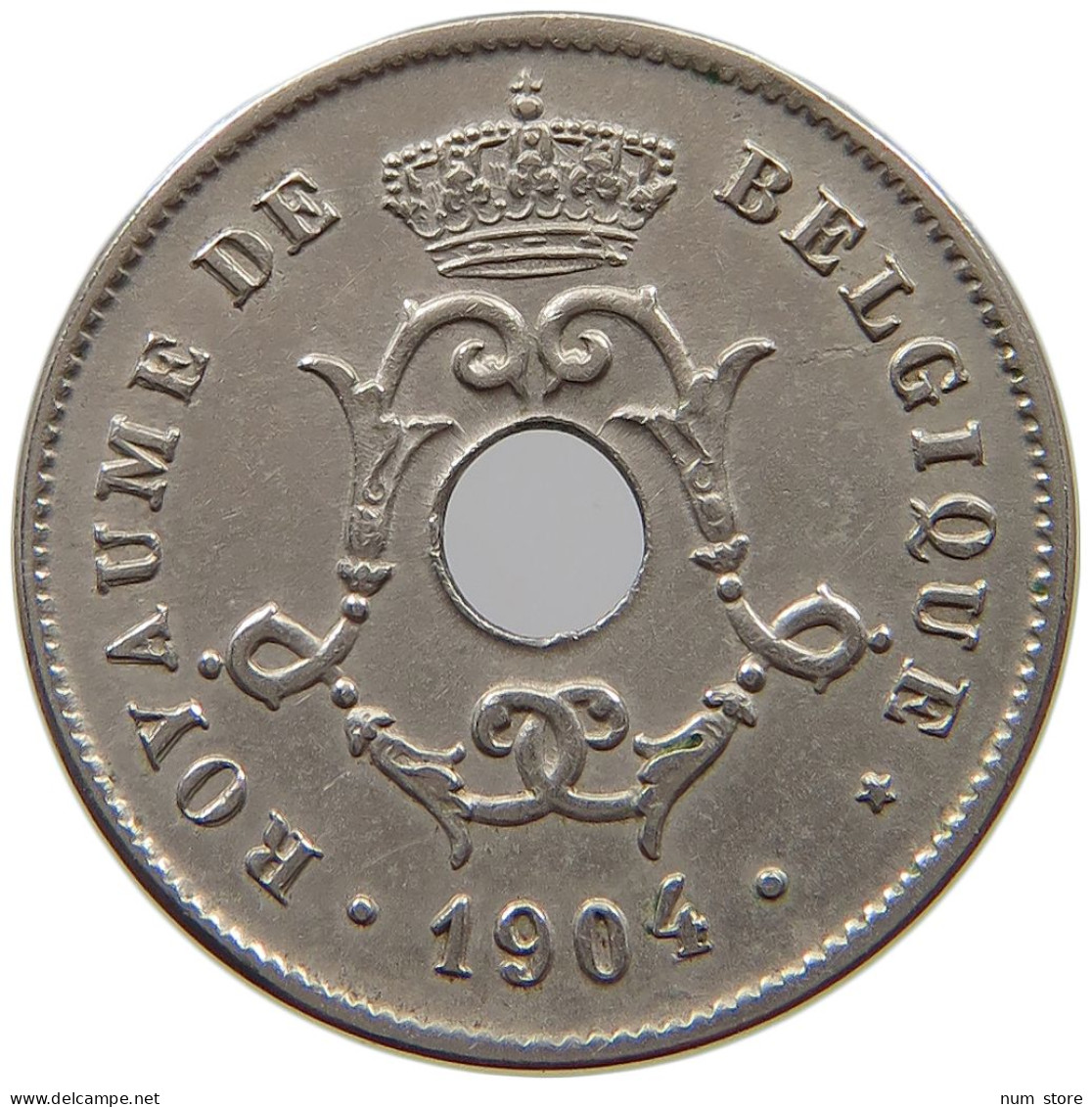 BELGIUM 10 CENTIMES 1904 #a069 0691 - 10 Cents