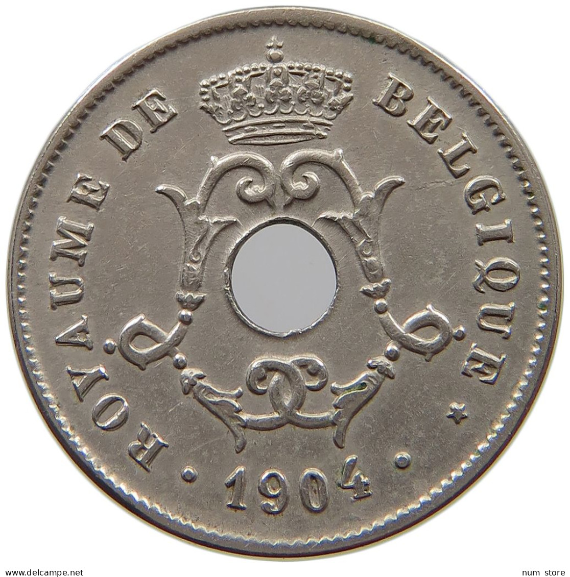 BELGIUM 10 CENTIMES 1904 #a069 0691 - 10 Centimes