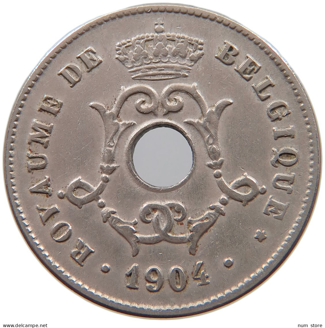 BELGIUM 10 CENTIMES 1904 #a060 0407 - 10 Centimes