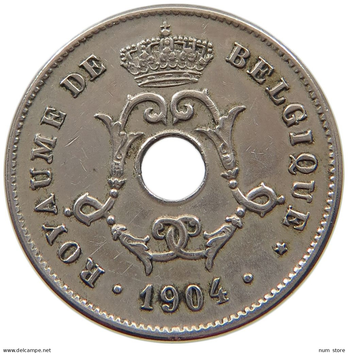 BELGIUM 10 CENTIMES 1904 #a018 0305 - 10 Cents