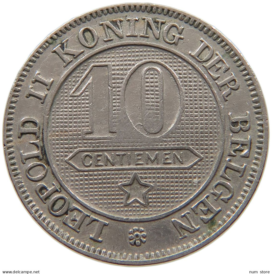 BELGIUM 10 CENTIMES 1894 #c023 0143 - 10 Centimes