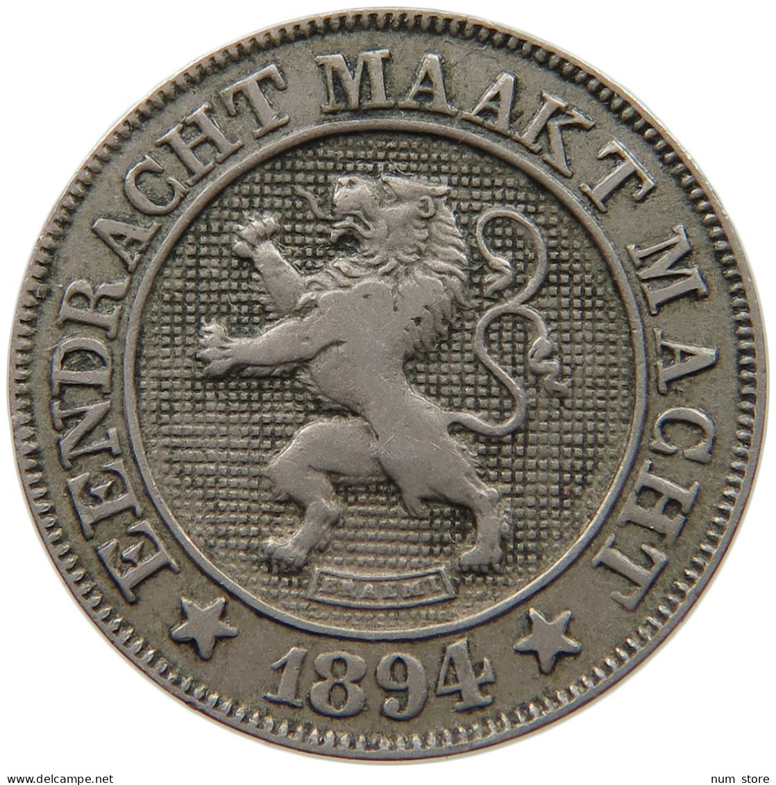 BELGIUM 10 CENTIMES 1894 #c011 0561 - 10 Cents