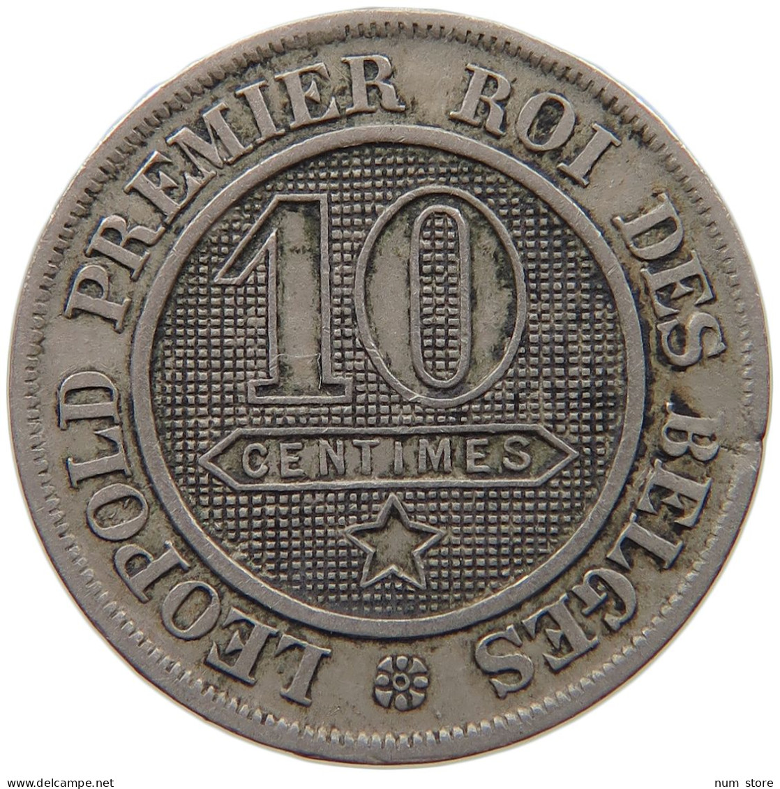 BELGIUM 10 CENTIMES 1862 #c011 0557 - 10 Cents