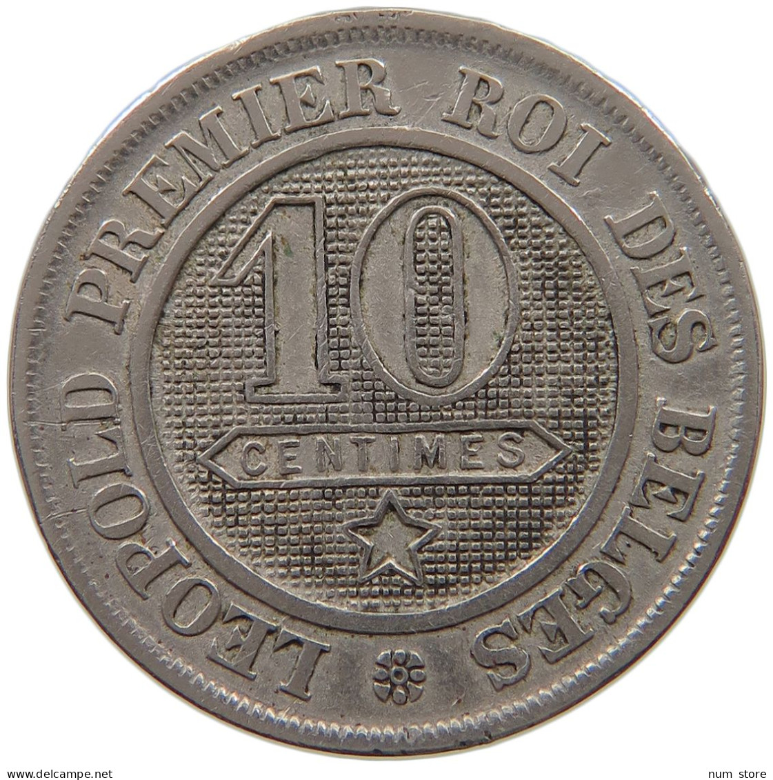 BELGIUM 10 CENTIMES 1862 #a072 0553 - 10 Centimes
