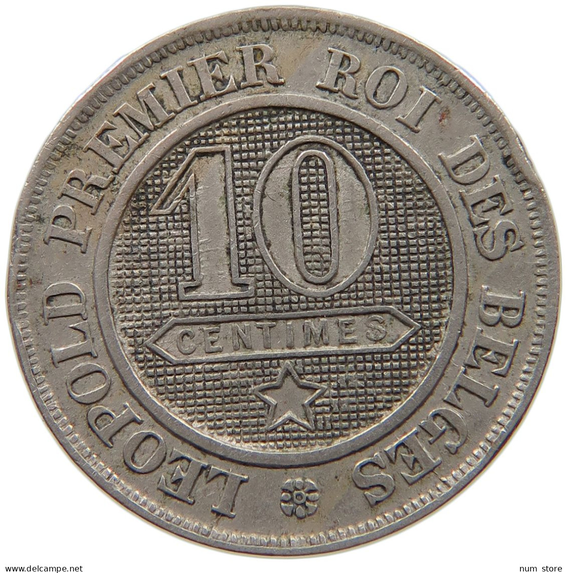 BELGIUM 10 CENTIMES 1861 #c021 0217 - 10 Cents