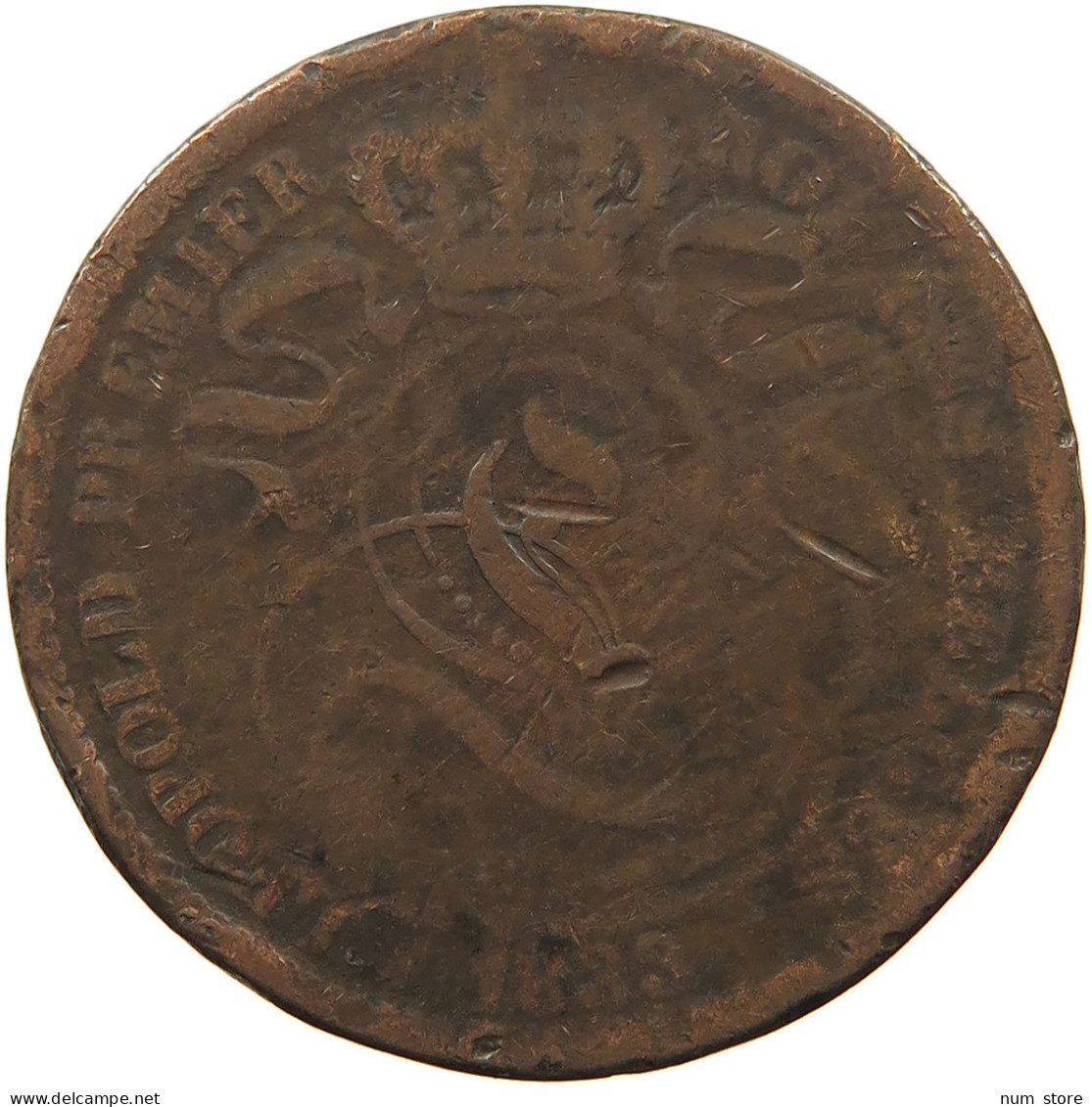 BELGIUM 10 CENTIMES 1833 #c009 0339 - 10 Cent