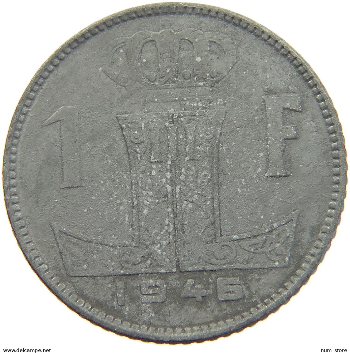 BELGIUM 1 FRANC 1946 #c052 0599 - 1 Franc