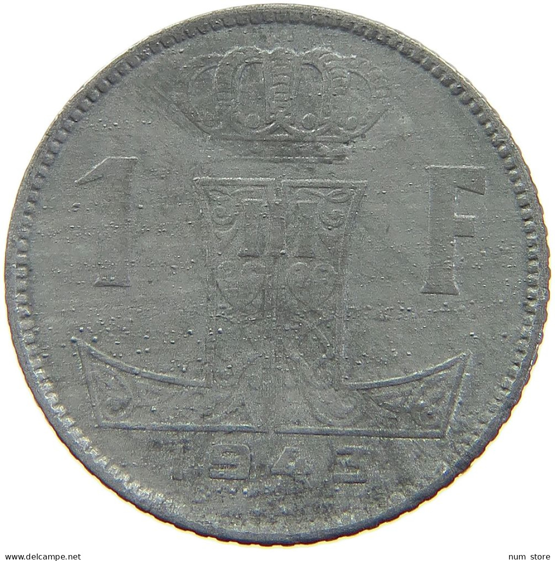 BELGIUM 1 FRANC 1943 #a086 0475 - 1 Franc
