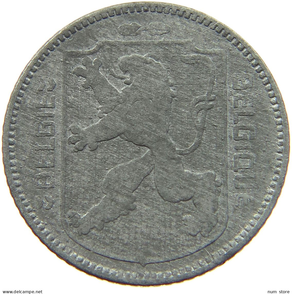 BELGIUM 1 FRANC 1942 TOP #a006 0349 - 1 Franc