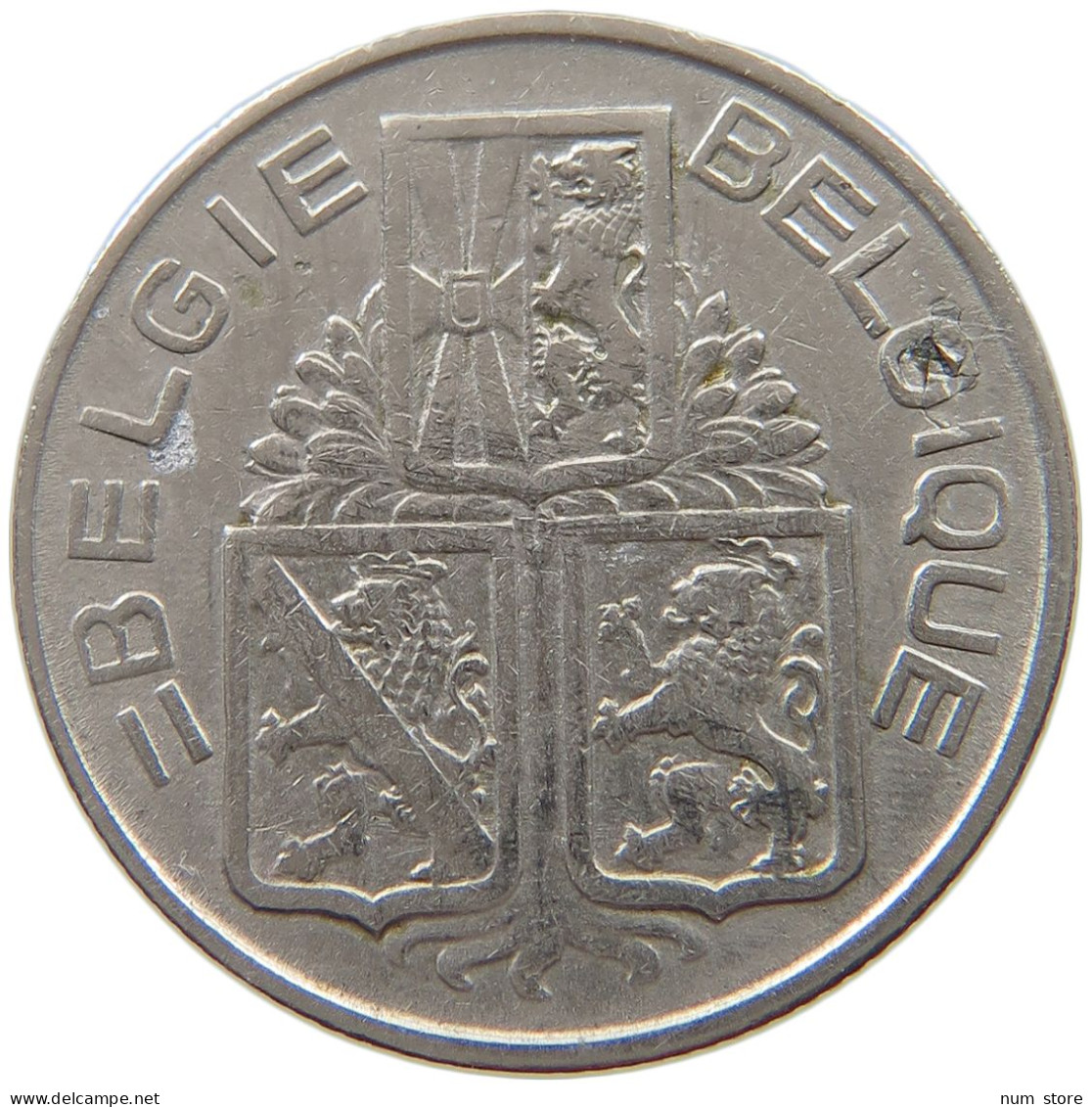 BELGIUM 1 FRANC 1940 #a017 0443 - 1 Franc