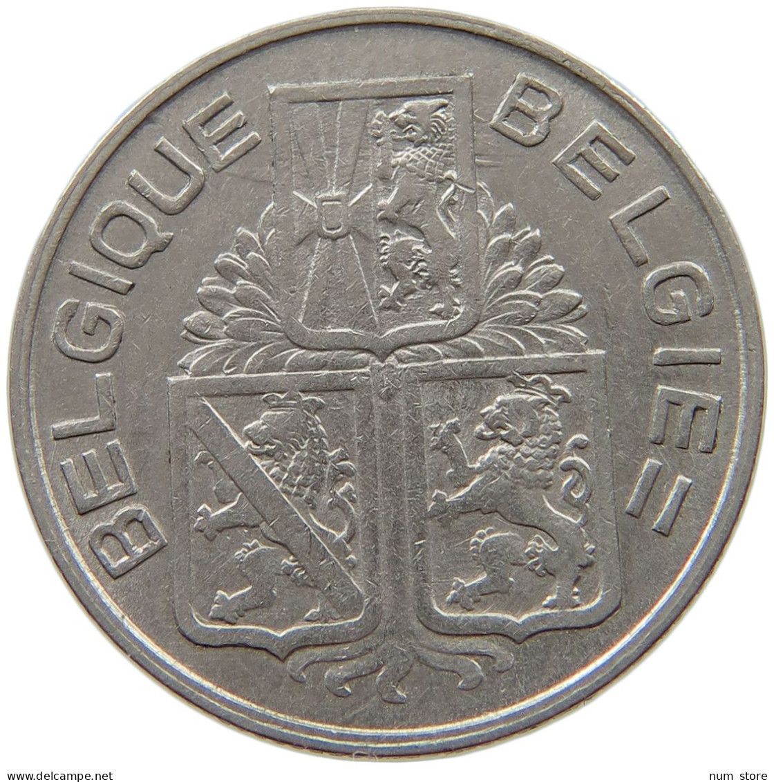 BELGIUM 1 FRANC 1939 #s067 0733 - 1 Franc